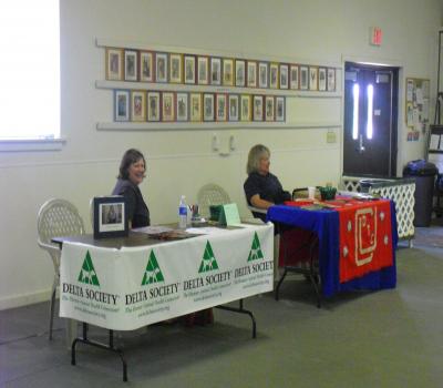 Delta Society and Therapy Dog tables at CIKC's Health Day